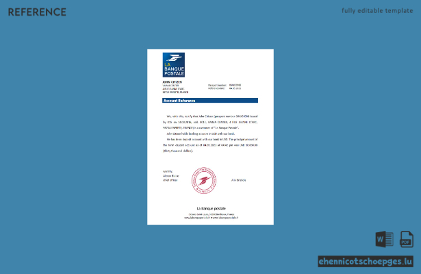 Referenzbeispielvorschau von France La Banque Postale